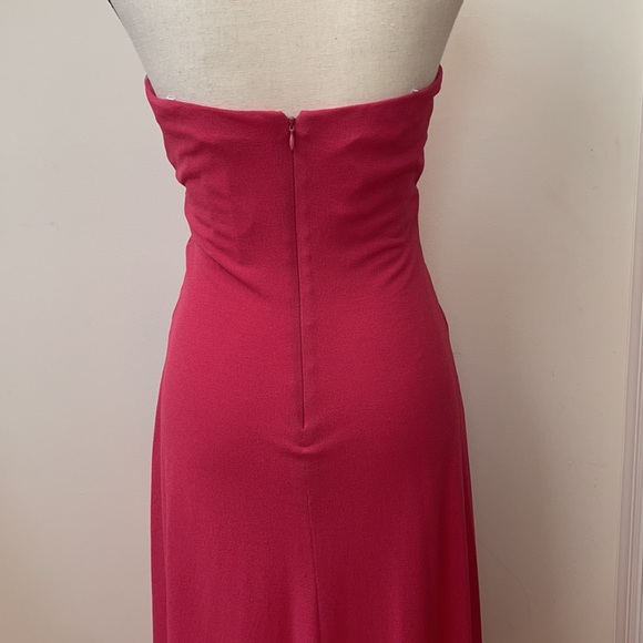 Laundry by Shell Segal Dark Pink Halter Dress NWT - Picture 11 of 16
